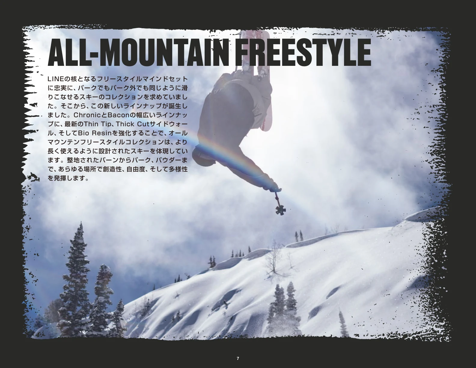 LINE公式PDF ALL-MOUNTAIN FREESTYLE章扉