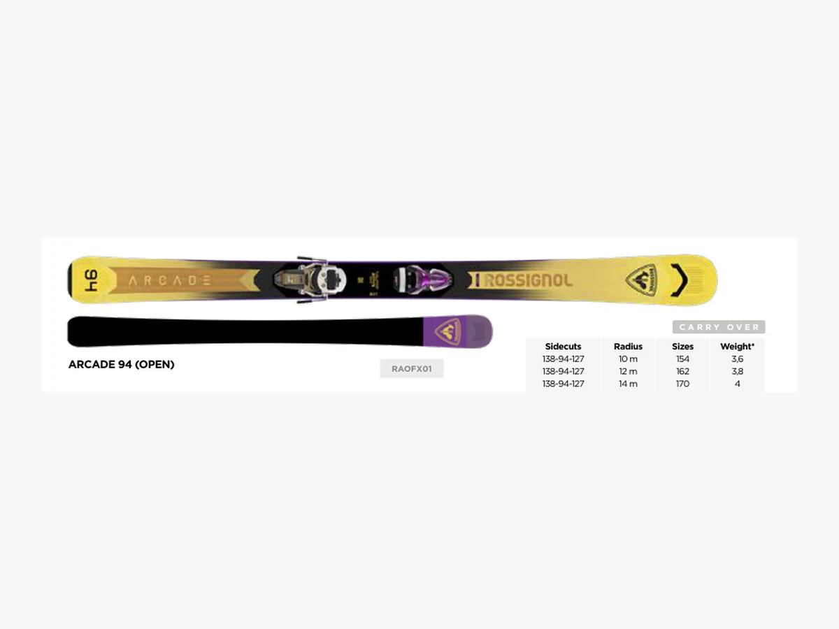 Rossignol ARCADE 94 (OPEN) 26/27