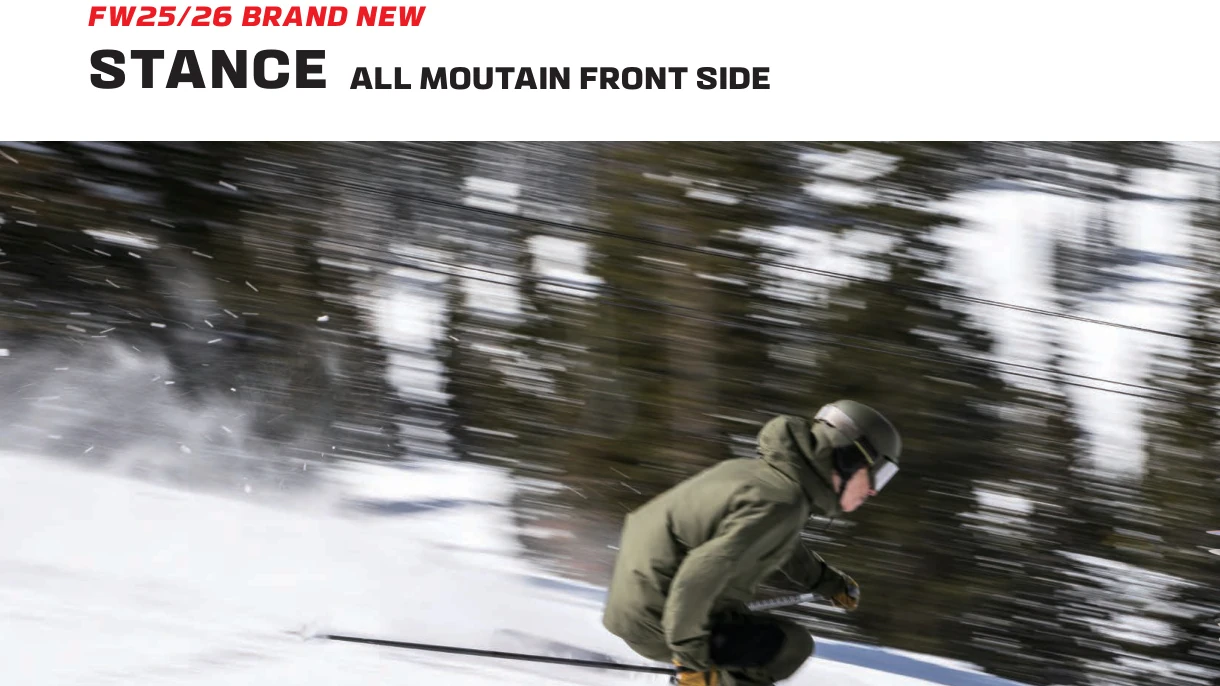 Salomon STANCE 25/26公式カタログのブランドニュー告知