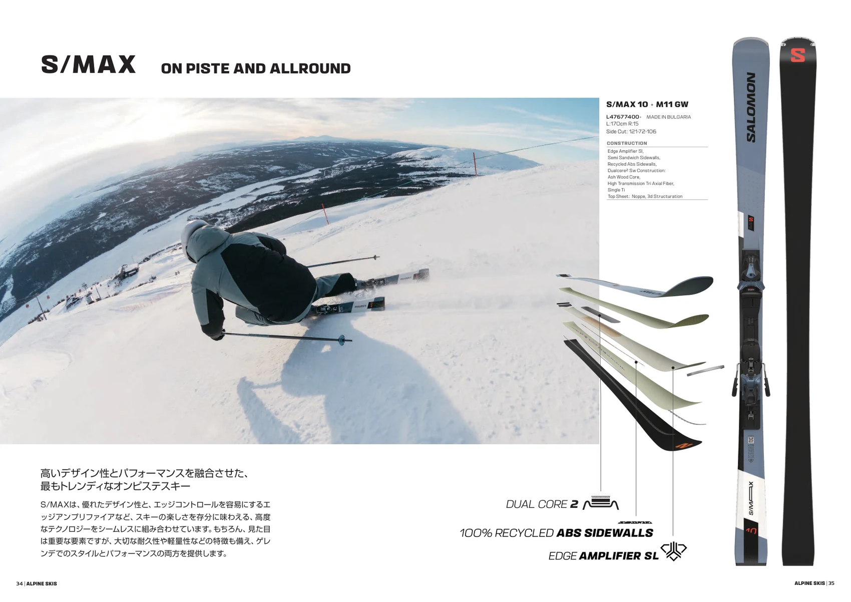 Salomon S/MAX 25/26公式カタログページ
